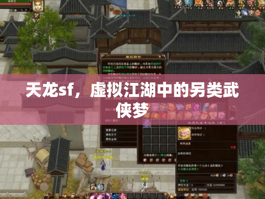 天龙sf，虚拟江湖中的另类武侠梦