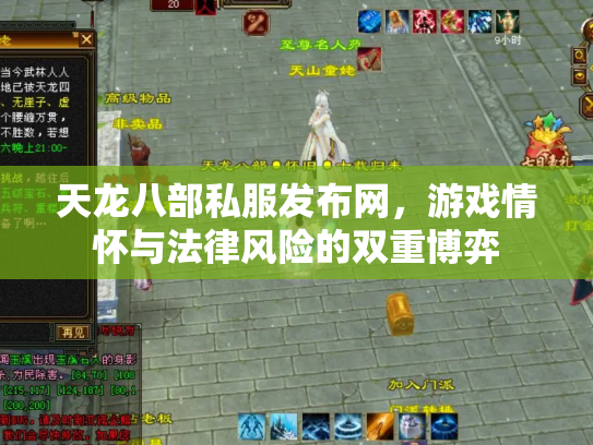 天龙八部私服发布网，游戏情怀与法律风险的双重博弈