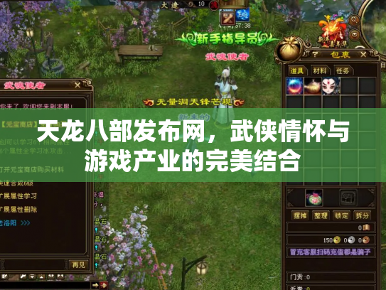 天龙八部发布网，武侠情怀与游戏产业的完美结合