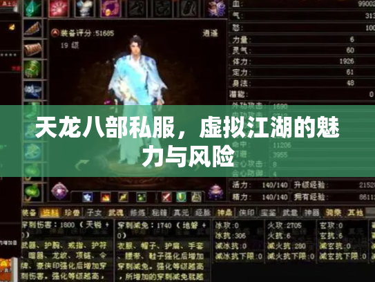 天龙八部私服，虚拟江湖的魅力与风险