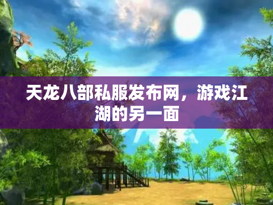 天龙八部私服发布网，游戏江湖的另一面