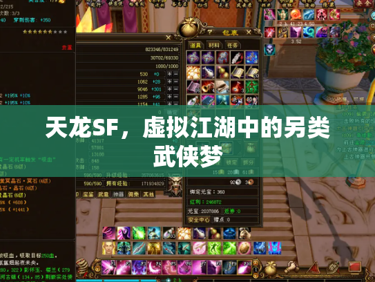 天龙SF，虚拟江湖中的另类武侠梦