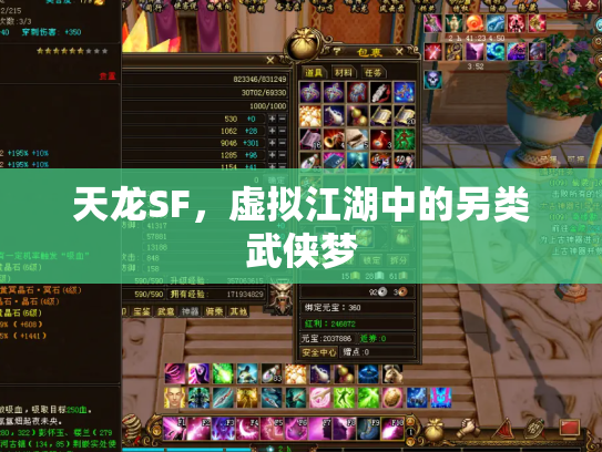 天龙SF，虚拟江湖中的另类武侠梦