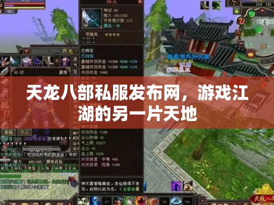 天龙八部私服发布网，游戏江湖的另一片天地