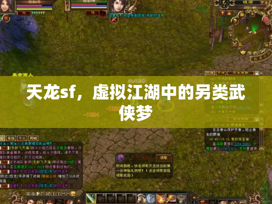 天龙sf，虚拟江湖中的另类武侠梦