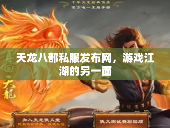 天龙八部私服发布网，游戏江湖的另一面