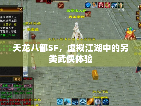 天龙八部SF，虚拟江湖中的另类武侠体验