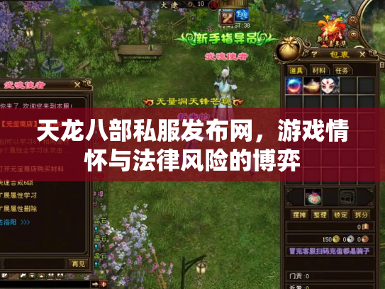 天龙八部私服发布网，游戏情怀与法律风险的博弈