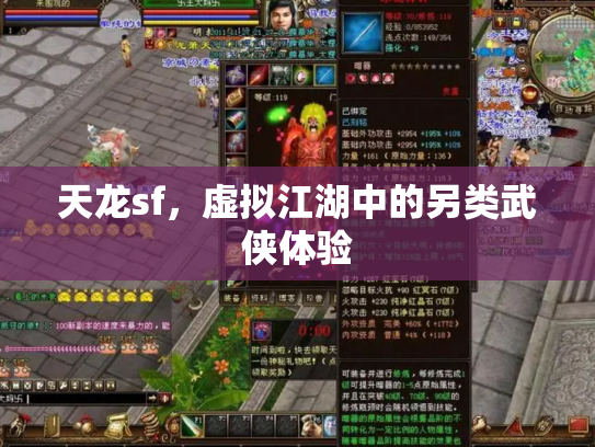 天龙sf，虚拟江湖中的另类武侠体验