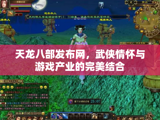 天龙八部发布网，武侠情怀与游戏产业的完美结合