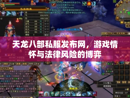天龙八部私服发布网，游戏情怀与法律风险的博弈