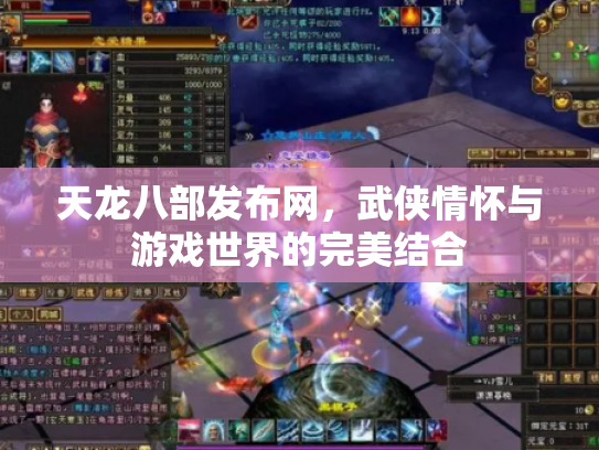 天龙八部发布网，武侠情怀与游戏世界的完美结合