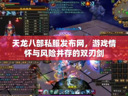 天龙八部私服发布网，游戏情怀与风险并存的双刃剑