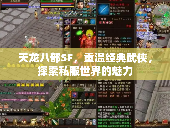 天龙八部SF，重温经典武侠，探索私服世界的魅力