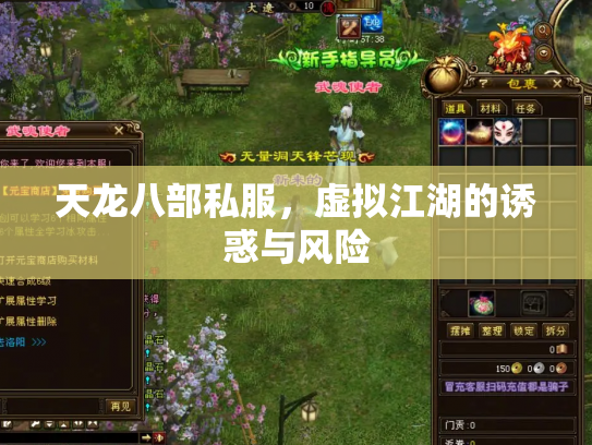 天龙八部私服，虚拟江湖的诱惑与风险