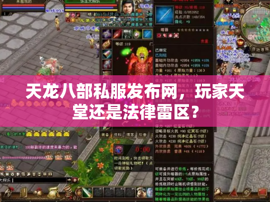 天龙八部私服发布网，玩家天堂还是法律雷区？