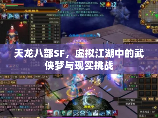 天龙八部SF，虚拟江湖中的武侠梦与现实挑战