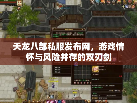 天龙八部私服发布网，游戏情怀与风险并存的双刃剑
