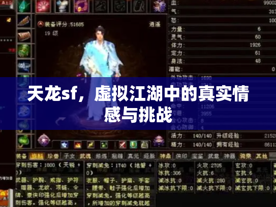 天龙sf，虚拟江湖中的真实情感与挑战