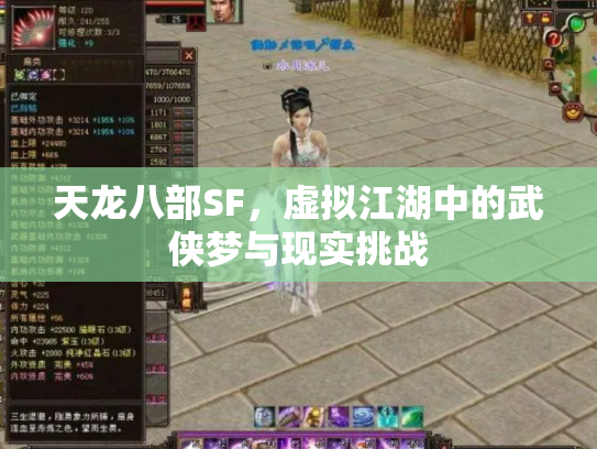 天龙八部SF，虚拟江湖中的武侠梦与现实挑战
