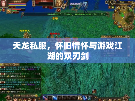 天龙私服，怀旧情怀与游戏江湖的双刃剑