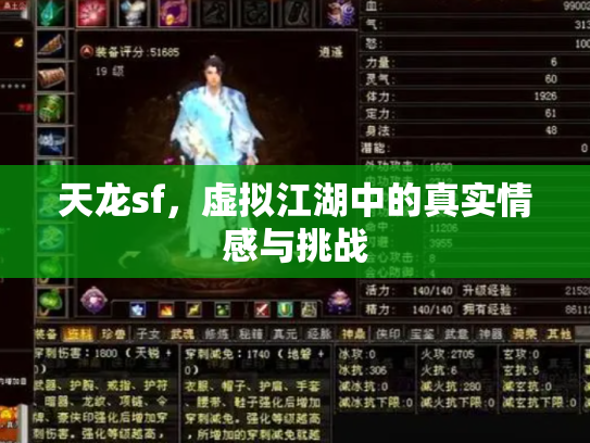天龙sf，虚拟江湖中的真实情感与挑战