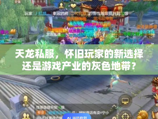 天龙私服，怀旧玩家的新选择还是游戏产业的灰色地带？