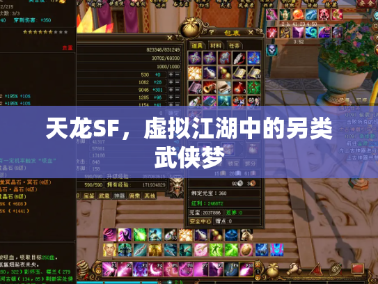天龙SF，虚拟江湖中的另类武侠梦