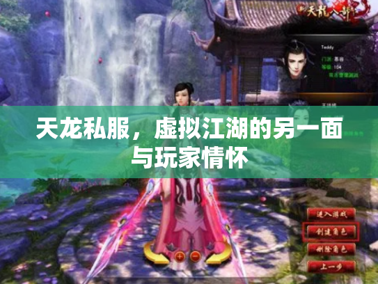 天龙私服，虚拟江湖的另一面与玩家情怀