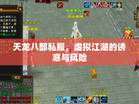 天龙八部私服，虚拟江湖的诱惑与风险