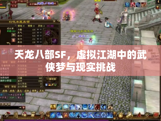 天龙八部SF，虚拟江湖中的武侠梦与现实挑战