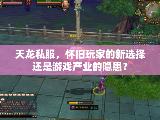 天龙私服，怀旧玩家的新选择还是游戏产业的隐患？