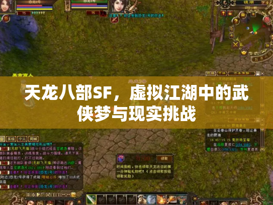天龙八部SF，虚拟江湖中的武侠梦与现实挑战