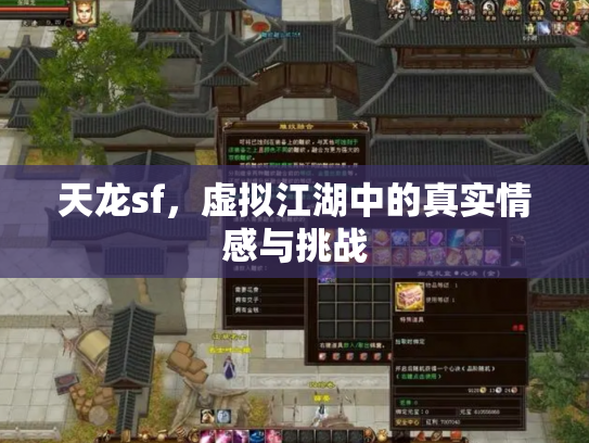 天龙sf，虚拟江湖中的真实情感与挑战