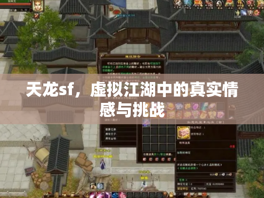天龙sf，虚拟江湖中的真实情感与挑战