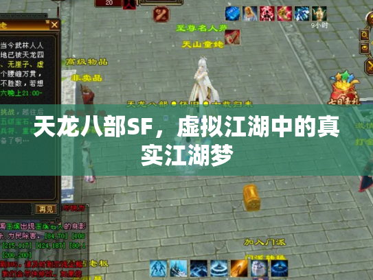 天龙八部SF，虚拟江湖中的真实江湖梦