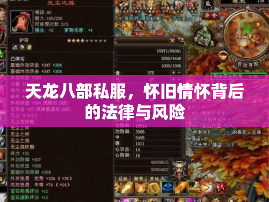 天龙八部私服，怀旧情怀背后的法律与风险