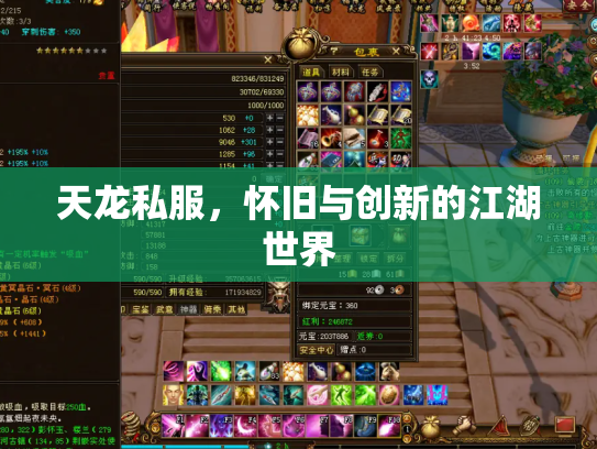 天龙私服，怀旧与创新的江湖世界