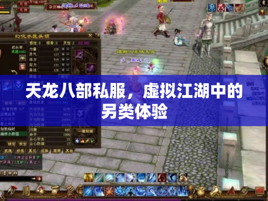 天龙八部私服，虚拟江湖中的另类体验